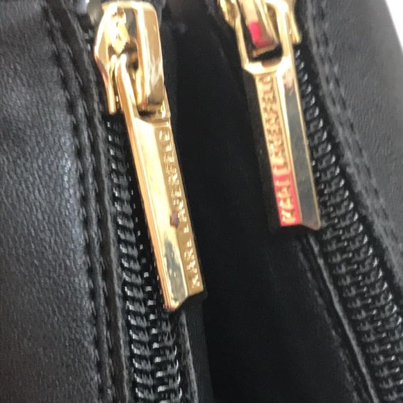 Karl Lagerfeld Brittie Embellished Pearls Women's 8M Peep Toe Black Booties - Picture 5 of 16